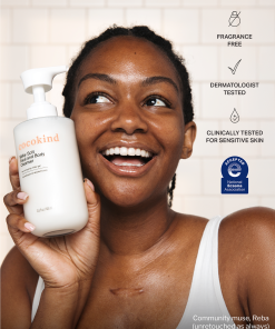 milky-soft face and body cleanser