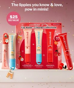cocokind x OLIPOP lip balm + charm collection