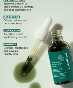 chlorophyll discoloration serum