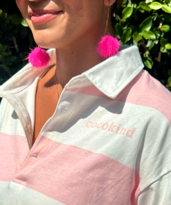 club kind pink polo